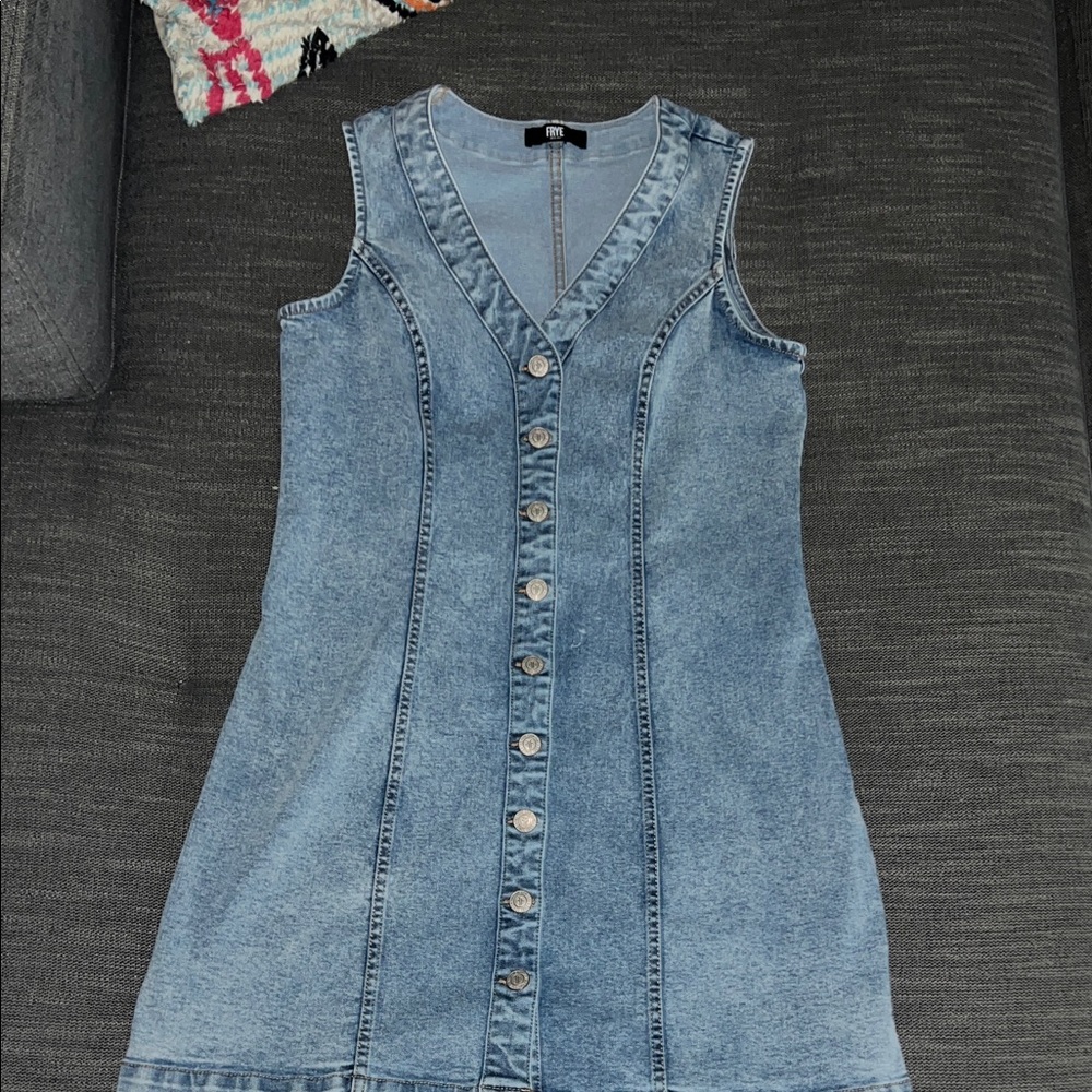FRYE denim stretch dress